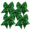 HMFSJYCR Fermagli per capelli con grande fiocco con paillettes verdi, clip a coccodrillo scintillanti per donne e ragazze, accessori per capelli per festa di San Patrizio per feste in costume