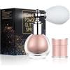 ALIIP Spray glitterato - Evidenziatore lucido per corpo e viso, scintilla di lunga durata e antiaderente, scintillante per feste, matrimoni, festival, vegano e leggero, rosa