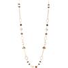 Dazylleco Collane Lunghe in Oro Stile Boho per Donna, Collana Lunga con Catena e Perle, Gioiello per Costume, Idee Regalo di Compleanno per Donna, 90 cm, Pietra Cristallo, Non pietra preziosa