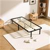 DEWINNER Rete Letto 90x190cm,Altezza 35 cm,13 Doghe in legno pioppo Ortopedica, Rete singolo con 7 Piedi,Montaggio Rapido e Facile