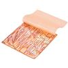 QUARKZMAN 25 Fogli Oro Finta 14cm x 14cm Fogli di Rame con Motivo A Strisce per Artigianato, Cornici, Unghie E Decorazioni Fai da Te
