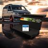 SHOGAZI Materasso Pieghevole per Auto T5 T6 T6.1 | 150 x 190 x 12 cm | VW Multivan & California Beach | Schiuma Fredda & Cotone 100% Oeko-TEX® | Made in Germany | Vincitore Test