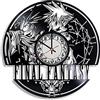 AGlitw Final Fantasy Chocobo Disco in Vinile Fatto a Mano Orologio da Parete retrò Compleanno Capodanno Natale Regalo di Compleanno personalità Design Creativo per la Decorazione della Parete di casa