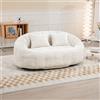 VIVCA Bean Bag - Divano Lazy, a lunga durata, per adulti e bambini, per interni ed esterni, colore: Beige ciniglia