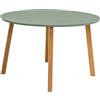 POSNORD Tavolino da Salotto Rotondo Ø 80 cm Verde Oliva