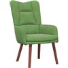 vidaXL poltrona Verde chiaro 63 x 67 x 94 cm Velluto, Poltrona Moderna, Seduta in Velluto, Comoda e Relax per Soggiorno o Camera, Design Elegante e Style