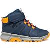 Geox J Flexyper Plus Boy, Stivale alla Caviglia, Denim Arancione, 35 EU