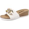 QUEEN HELENA Ciabatte a Fascia con Zeppa Casual Donna X32-202 (Nero, Sistema Taglie Calzature EU, Adulto, Donna, Numero, Media, 40)
