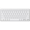 Satechi Tastiera Wireless Slim EX1 𝗤𝗪𝗘𝗥𝗧𝗬 𝗨𝗦, Tastiera Bluetooth Multi-Dispositivo 4 in 1, Connessione 2,4 GHz, Ricaricabile USB-C per Mac, Windows e Android - Argento