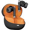 ZIPFORCE Cuffie True Wireless, Cuffie Bluetooth 5.3 completamente intraurali con 4 microfoni ENC per chiamate chiare, controllo touch, 40 ore di riproduzione, impermeabili IPX5 TWS, cuffie leggere