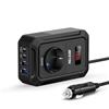 BESTEK Trasformatore di tensione da 200 W 12 V a 240 V 230 V AC inverter auto, con prese a 3 pin, 2 porte USB da 18 W e 2 porte USB-C presa accendisigari da computer portatili, iPhone e altro ancora,