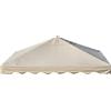 VivaGarden Copertura Gazebo 3x3 mt Top in Poliestere Spalmato in PVC 400 g/mq colore Ecrù