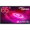 Optoma 1651RK lavagna interattiva 165,1 cm (65") 3840 x 2160 Pixel Touch screen Nero HDMI [W3FC0U1W111]