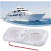 Plafoniera interna led 12v dimmerabile 3 temperature colore per camper per campe