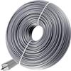 GARDENIX Filo per decespugliatore rinforzato, 3,0 mm x 50 m, rettangolare, filo di nylon