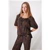 Tezenis Maglia Blusa Manica Corta In Tela Viscosa Donna Stampa