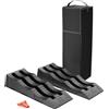 XPOtool cunei di trascinamento per camper 2 pezzi 40/70/100 mm 3,5 t set di cunei di trascinamento per caravan con borsa e livella