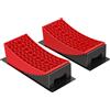 XPOtool set di cunei per camper 10cm 13,6t con 2 cunei rotondi, 2 cunei per ruote, 1 tappetino in gomma, 1 livella per camper e caravan