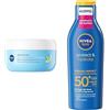 NIVEA SUN Crema Doposole Rigenerante Intensiva 300 ml, Dopo sole idratante 48h, lenitivo e nutriente + NIVEA SUN Protect & Hydrate SPF 50+ 200 ml, Crema solare 50+ idratante 48h ad assorbimento rapido