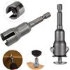 Mr Drill Chiave a bussola con foro a farfalla scanalato naturale 65mm manico esagonale cacciavite elettrico strumento presa dado ad alette