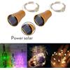 YORYZENG Solare 10LED 15LED 20LED Bottiglia di vino Luci Forma di sughero Lucine Ghirlanda Luce natalizia Filo di rame Lampada decorazione della stanza di casa