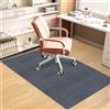 VIKAMA Tappeto da ufficio muto in stile scandinavo Resistente alle macchie Sedia a rotelle con rotelle Studio Home Office Tappeto resistente all'usura