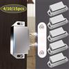 NONE Fermaporta magnetico per armadietti da 4/10/15 pezzi, adatto per porte di mobili come armadi e scarpiere, fibbie magnetiche per porte