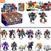 Blokees Transformers GV07-12PCS Big Convoy Optimus Prime Lio Convoy Megatron Trypticon Action Figure Robot Giocattoli da Collezione