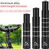LUNJE Attacco manubrio forcella per bicicletta Rise Up 85 115 135 150 180 210MM Estensore altezza attacco manubrio bici da strada Mountain Bike Manubrio Raise Adapte