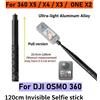 SUNNYLIFE Per DJI OSMO 360 Bastone selfie invisibile / Bastone selfie invisibile da 120 cm per Insta360 X5 / X4 / X3 / X2 Accessori per action camera