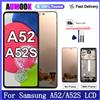 AUMOOK Nuovo Display AMOLED per Samsung Galaxy A52 4G/5G, Schermo LCD Touch Screen Digitizer per Samsung A52S 5G, Sostituzione Display LCD