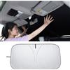 NONE Parasole per Parabrezza Anteriore Auto, Protezione Solare Estiva UV, Accessori Interni Auto