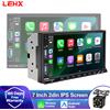 LEHX Wireless Carplay Android Auto Autoradio Multimediale Stereo 7 Pollici Doppio DIN Universale EQ BT 5.3 USB AUX TF MirrorLink SWC Type C 2DIN