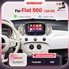 BONROAD Autoradio da 7 pollici con Linux e CarPlay Wireless per Fiat 500 (2016-2019) - Lettore Multimediale Touch Screen con RDS, DSP, Android Auto, Mirror, Musica Online e Bluetooth