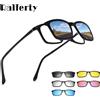 Ralferty occhiali da sole polarizzati uomo donna 5 In 1 Clip magnetica su occhiali TR90 montature per occhiali da vista ottiche Clip magnetiche