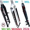 NONE Mosso Forcella M5L M6 M5 M5E M5EV M3 Forcella Della Bici MTB Adatto per 26 27.5 29er Forcella Della Bicicletta Della Strada v freno Anteriore Forks Cono di Lucentezza Opaca