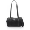 PRADA Borsa a tracolla PRADA TESSUTO + SAFFIAN 1BB154R064F0632 Nylon Pelle Nero NUOVA