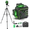Huepar Livella Laser Verde 3x360,Antiurto 150cm,Kit Professionale Completo