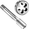 QWORK® Maschio, rubinetteria a vite M18x1.5mm, set di maschi e filiere tonde