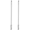 QUARKZMAN 2Pz #1 Punte Cacciavite Phillips PH1 1/4 Gambo Esagonale 6 (150mm) Lungo 5mm Asta Inserti per Avvitatore Punta Trapano a Croce Magnetiche Acciaio S2 per Utensili, Grigio