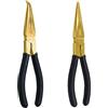 WEDO Set di pinze in ottone con manico antiscivolo, 20,3 cm e pinze a becchi piegati, 200 mm