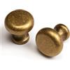 SYZOW 6 Pezzi Pomelli Antichi per Cassetti, Maniglie Vintage per Mobili e Armadi, Accessori per Cucina (Bronzo)