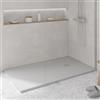KOES - Piatto Doccia in Resina Serie NILO - 90x140 - Blu nebbioso RAL 7035