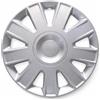 Generico Set 4 Copricerchi 15 Pollici Compatibili con Ford Fiesta, Fusion e Focus 2004> | Coppe Ruota Silver per Cerchi in Ferro | Kit 4 Pezzi