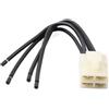 GZYF Connettore di ricambio per relè solenoide di avviamento, cablaggio, metallo M551-A082 per Gilera SC125 2005-2009, 1 pezzo