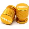 chennini Cappucci per valvole pneumatici Per R1250GS LC ADV Adventure R1250 R 1250 GS HP Accessori Per Moto Tappi Valvola Pneumatici In Alluminio CNC Copertura Ermetica(Yellow)