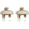 Generico 2 pezzi clip per visiera parasole interna per Audi A1 A3 A4 A5 Q3 Q5 S3 S4 S5 TT Allroad 8U0857562A Interno Grigio Clip per visiera parasole Supporto gancio Staffa Appendiabiti (Beige)