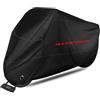 Generico Telo coprimoto impermeabile per esterni e interni 210D in poliestere antipolvere antivento e antipioggia per moto Multistrada V2 V4 950 1100 1260 1200 (290 * 110 * 140 cm)