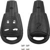 Kesiku Guscio per chiave compatibile con Saab 93 95 9-3 9-5 9.3 9.5, chiave di ricambio con segnale sicuro, Saab 93, facile riparazione, chiave auto Saab 95 con pulsanti