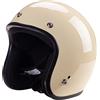 BAUTI Casco Moto Open Face in Stile Giapponese Casco Jet 3/4 Retro Casco Moto Omologato DOT/ECE per Uomini E Donne Leggero Tinta Unita Ciclomotore Scooter Cruiser B,M=(57-58CM)